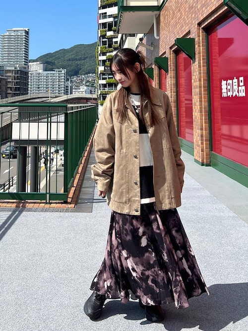 セール】ステッチスエードジャケット/496853（ブルゾン）｜JEANASIS