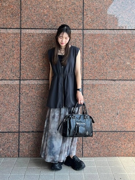 「アイテム（チョーカー）」を使った、みさみささん（レディース・153cm・20代）の夏コーディネート