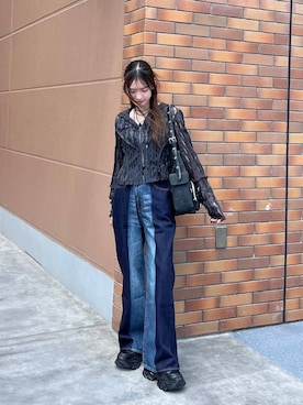 「アイテム（チョーカー）」を使った、みさみささん（レディース・153cm・20代）の夏コーディネート