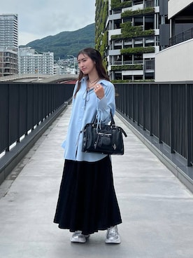 「アイテム（チョーカー）」を使った、みさみささん（レディース・153cm・20代）の秋コーディネート