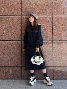 「アイテム（チョーカー）」を使った、みさみささん（レディース・153cm・20代）の秋コーディネート