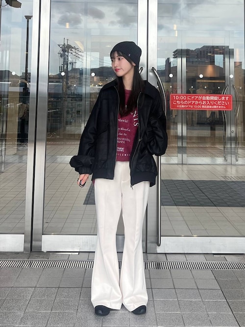 新品未開封 JEANASIS モンスターブルゾン アイボリー JEANASIS｜モンスターブルゾン | Rakuten Fashion(楽天