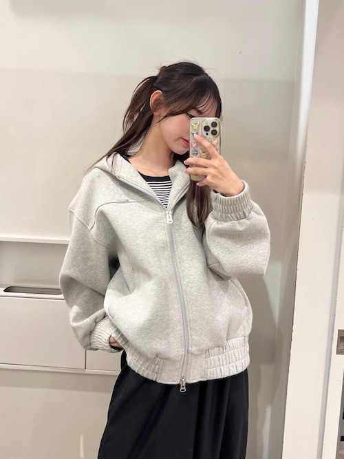 ダンボールBIGフードブルゾン　ジーナシス　新品未使用　今季新作 JEANASIS｜ダンボールBIGフードブルゾン | Rakuten Fashion(楽天