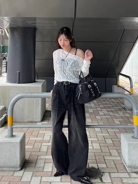 「アイテム（チョーカー）」を使った、みさみささん（レディース・153cm・20代）の夏コーディネート