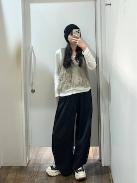 「JEANASIS（ジーナシス）のアイテム」を使った、みさみささん（レディース・153cm）の春コーディネート