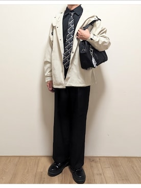 「plain-me（プレインミー）のアイテム（ジャケット/アウター）」を使った、AKARI.tw 🇹🇼さん（メンズ・166cm）の冬コーディネート