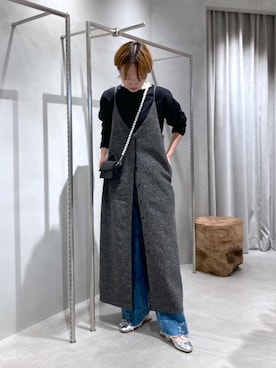 「アイテム（ワンピース/ドレス）」を使った、柴田さん（レディース・162cm・30代）の秋コーディネート