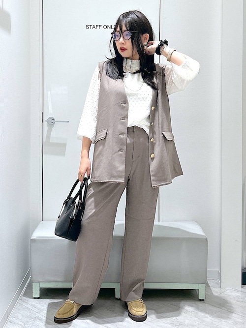 セール】MATINEE LINE/MIXストレッチ/ジレ/583757（ベスト）｜GLOBAL