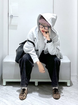 「アイテム（ブルゾン）」を使った、gwtoiさん（レディース・159cm・30代）の秋コーディネート