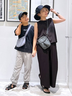 「GLOBAL WORK（グローバルワーク）のアイテム（パンツ）」を使った、gwtoiさん（レディース・159cm）の夏コーディネート