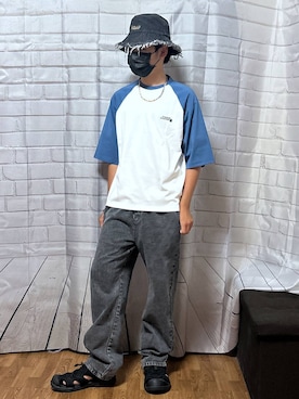 「アイテム（Tシャツ/カットソー）」を使った、gwtoiさん（キッズ・162cm）の夏コーディネート