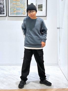 「アイテム（帽子）」を使った、gwtoiさん（キッズ・144cm・40代）の秋コーディネート