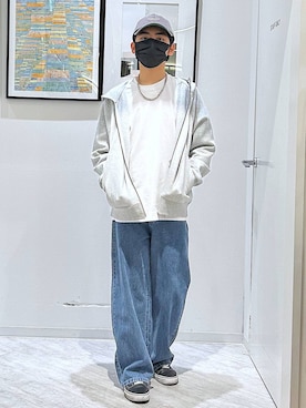 「GLOBAL WORK（グローバルワーク）のアイテム（キャップ）」を使った、gwtoiさん（キッズ・163cm）の春コーディネート