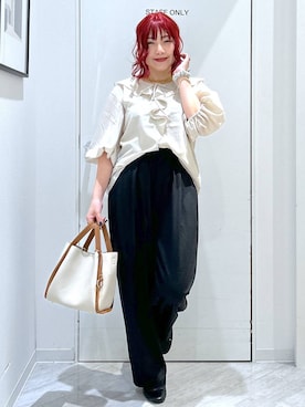 「アイテム（ヘアアクセサリー）」を使った、gwtoiさん（レディース・159cm・40代）の秋コーディネート