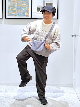 「アイテム（帽子）」を使った、gwtoiさん（キッズ・144cm）の秋コーディネート