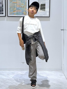 「アイテム（チャーム）」を使った、gwtoiさん（キッズ・141cm）の夏コーディネート