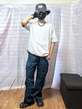 「GLOBAL WORK（グローバルワーク）のUSAグラフィックT半袖/AND YUA ANY/147470（Tシャツ/カットソー）」を使った、gwtoiさん（キッズ・162cm・30代）の夏コーディネート