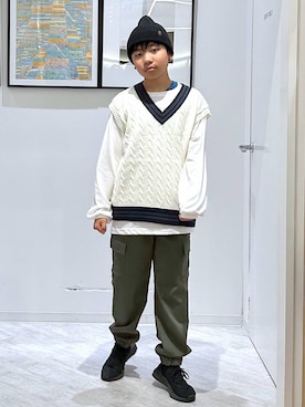 gwtoiさん（キッズ・144cm）の冬コーディネート