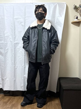 「アイテム（ジャケット/アウター）」を使った、gwtoiさん（キッズ・162cm）の秋コーディネート