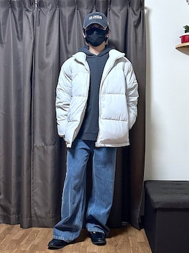 「アイテム（パーカー）」を使った、gwtoiさん（キッズ・162cm）の冬コーディネート