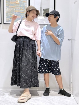「GLOBAL WORK（グローバルワーク）のアイテム（キャップ）」を使った、gwtoiさん（レディース・159cm）の夏コーディネート