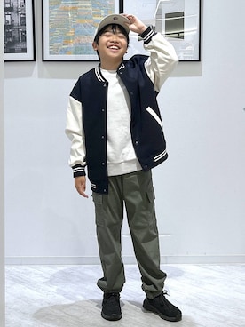 「アイテム（ジャケット/アウター）」を使った、gwtoiさん（キッズ・144cm）の秋コーディネート