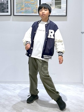 「アイテム（ジャケット/アウター）」を使った、gwtoiさん（キッズ・144cm）の秋コーディネート