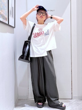「GLOBAL WORK（グローバルワーク）の【NEWERA】9FORTY/260083（キャップ）」を使った、gwtoiさん（レディース・159cm・30代）の夏コーディネート