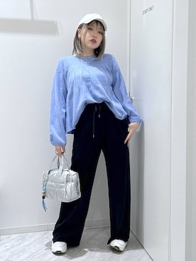 「GLOBAL WORK（グローバルワーク）のアイテム（帽子）」を使った、gwtoiさん（レディース・159cm）の春コーディネート