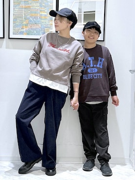 「アイテム（帽子）」を使った、gwtoiさん（キッズ・144cm・30代）の冬コーディネート