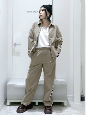 「アイテム（ブルゾン）」を使った、gwtoiさん（レディース・159cm・30代）の秋コーディネート