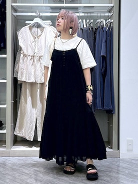 「GLOBAL WORK（グローバルワーク）のアイテム」を使った、gwtoiさん（レディース・159cm）の夏コーディネート