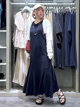 「GLOBAL WORK（グローバルワーク）のアイテム（帽子）」を使った、gwtoiさん（レディース・159cm）の夏コーディネート
