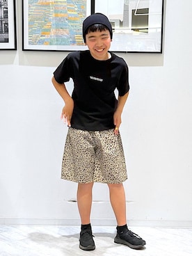 「GLOBAL WORK（グローバルワーク）のアイテム（帽子）」を使った、gwtoiさん（キッズ・149cm）の春コーディネート