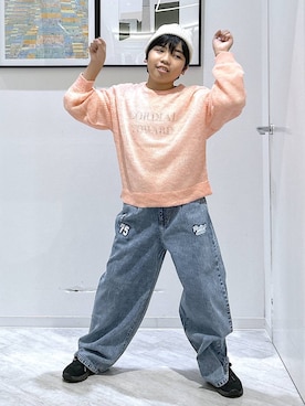 「アイテム（ニット/セーター）」を使った、gwtoiさん（キッズ・144cm）の秋コーディネート