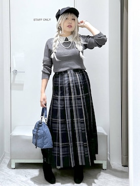 「アイテム（ネックレス）」を使った、gwtoiさん（レディース・159cm・30代）の秋コーディネート