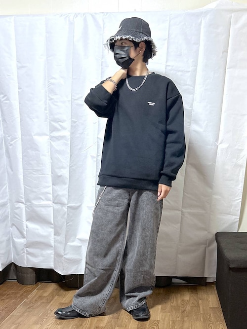 セール】あったかワイドデニム/AND YUA ANY/593386（デニムパンツ