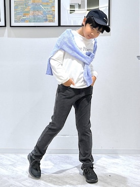 「アイテム（ニット/セーター）」を使った、gwtoiさん（キッズ・144cm）の秋コーディネート