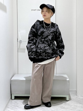 「アイテム（帽子）」を使った、gwtoiさん（レディース・159cm・40代）の冬コーディネート