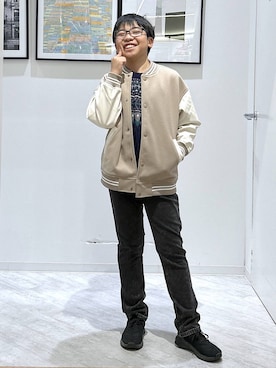 「アイテム（ブルゾン）」を使った、gwtoiさん（キッズ・144cm・40代）の冬コーディネート