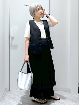 「アイテム（スカート）」を使った、gwtoiさん（レディース・159cm・40代）の夏コーディネート