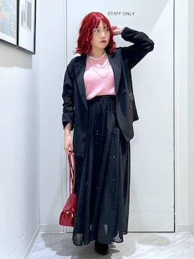 「アイテム（バレエシューズ）」を使った、gwtoiさん（レディース・159cm）の秋コーディネート