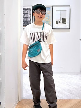「GLOBAL WORK（グローバルワーク）のUVカットアソートサングラス/631791（サングラス、グレー系）」を使った、gwtoiさん（レディース・159cm）の春コーディネート