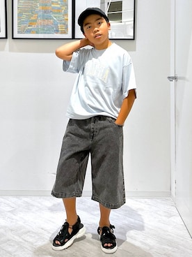 「アイテム（チャーム）」を使った、gwtoiさん（キッズ・141cm）の夏コーディネート