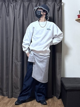 「アイテム（パンツ）」を使った、gwtoiさん（キッズ・162cm）の冬コーディネート