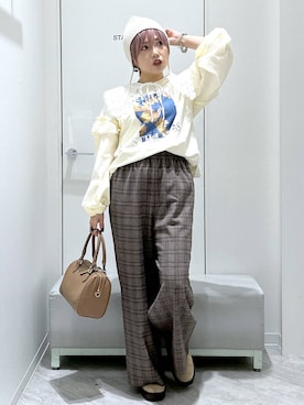 「アイテム（付け襟）」を使った、gwtoiさん（レディース・159cm）の秋コーディネート