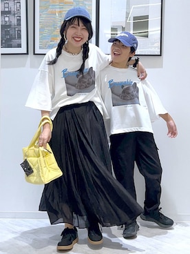 「アイテム（カーゴパンツ）」を使った、gwtoiさん（レディース・159cm・30代）の秋コーディネート