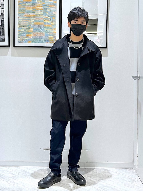 セール】ウーリーテックミドルコート/AND YUA ANY/576811（ステン