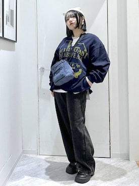 「アイテム（デニムパンツ）」を使った、gwtoiさん（レディース・159cm・40代）の秋コーディネート