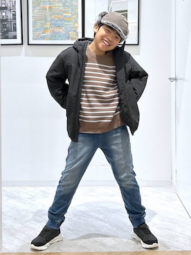 gwtoiさん（キッズ・144cm）の冬コーディネート